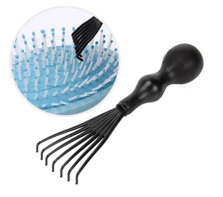 Hair Brush Exfoliating Hair Brush Bristle Women's Wet Curly Hair Comb Salon Hair Styling Tool，Special for Real Hair Wigs
