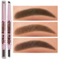 2 in1 Eyebrow pencil professional Cosmetics makeup for women 5 Colors Waterproof Eyebrow Tattoo brush Long Lasting eyebrow pen